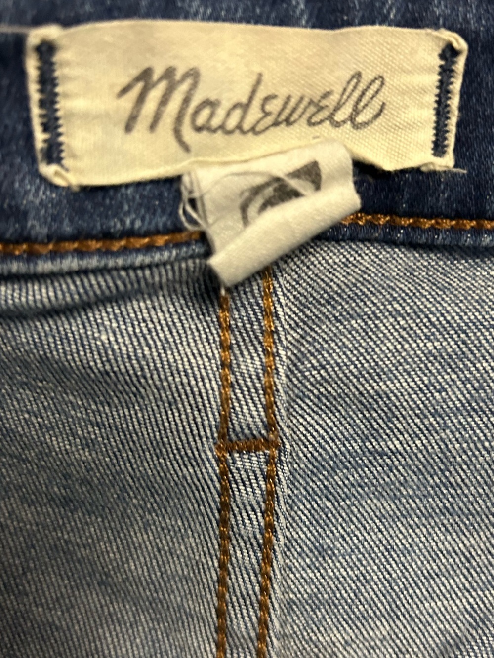Madewell Curvy Emmett Wide-Leg Jean Blue Size 33 - Picture 6 of 8